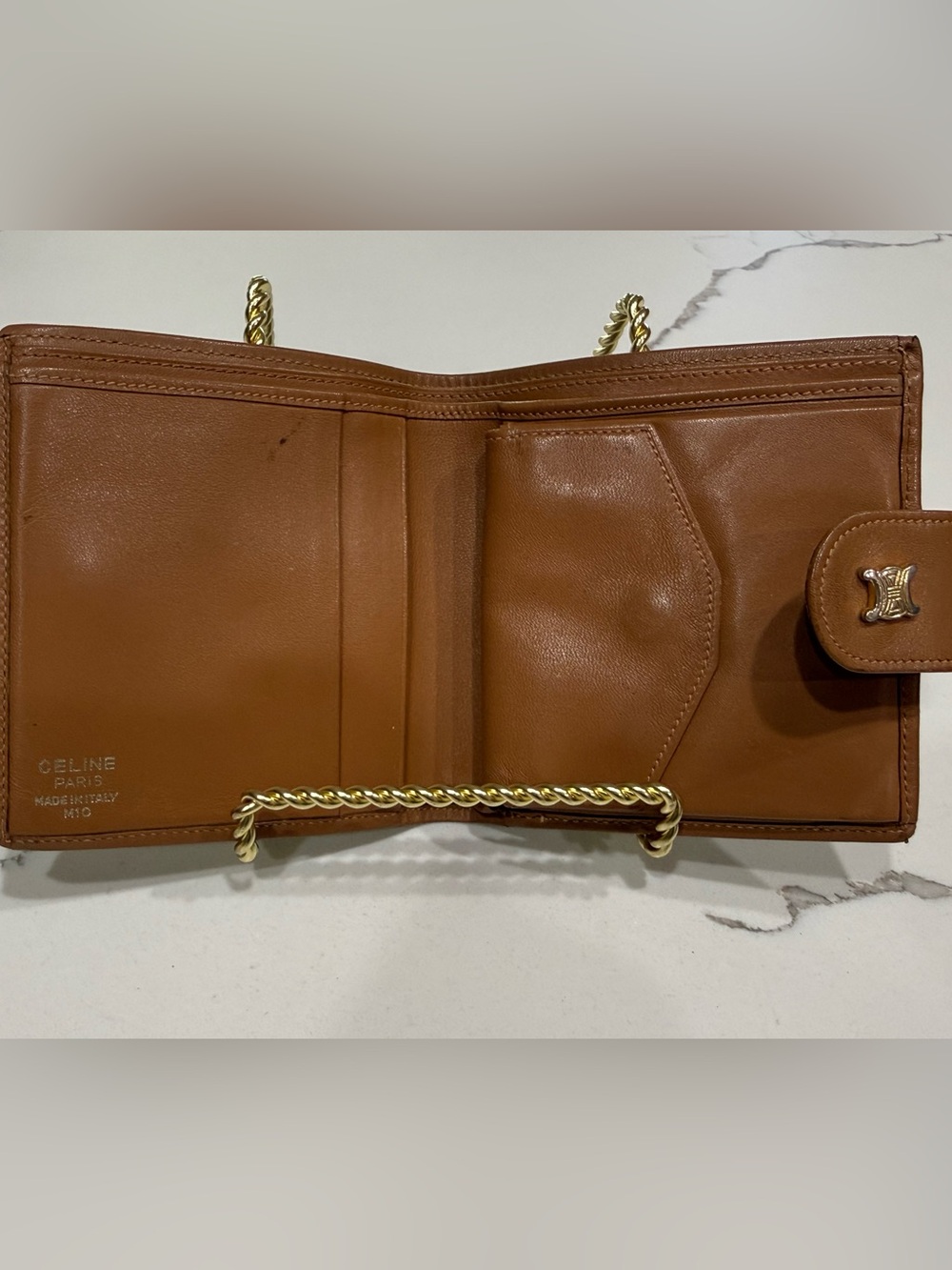 Celine Macadam Triomphe Compact Trifold Wallet Box Included - Picture 6 of 7